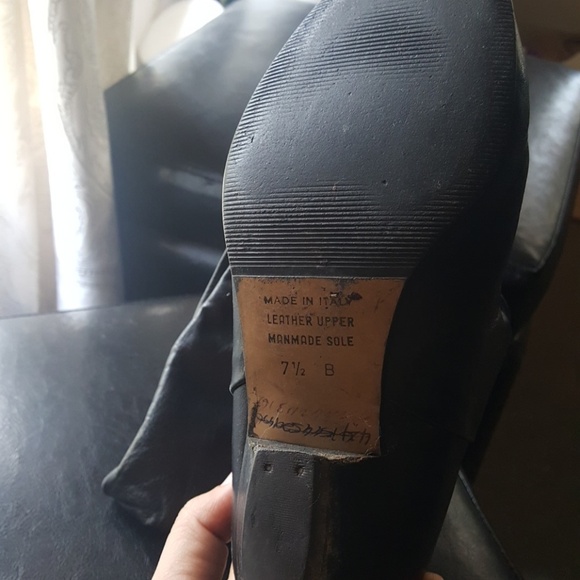 Mid calf genuine leather boots - Picture 3 of 8